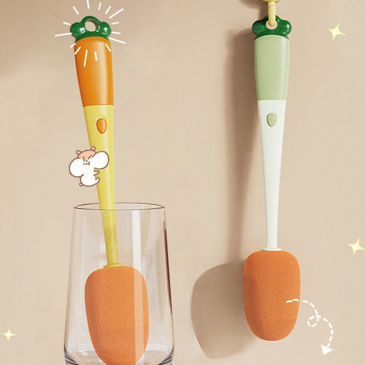 Household Kitchen Milk Bottle Crevice Cleaning Brush