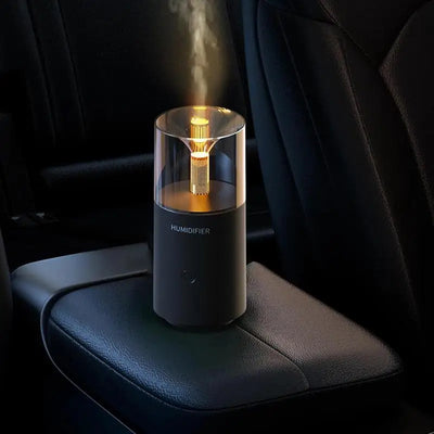 Mini Car Diffuser Humidifer Auto Air Purifier with LED Light Air Freshener Office Desktop Car Aroma Aromatherapy Diffuser