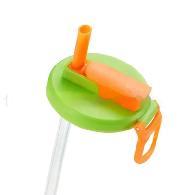 Soda Can Lid With Straw