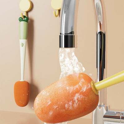 Household Kitchen Milk Bottle Crevice Cleaning Brush