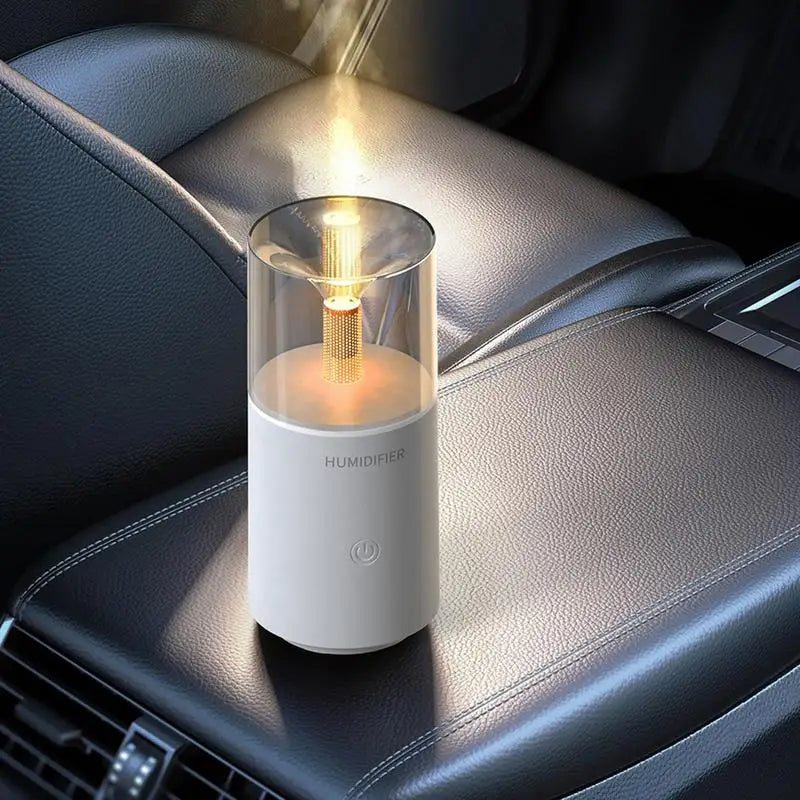 Mini Car Diffuser Humidifer Auto Air Purifier with LED Light Air Freshener Office Desktop Car Aroma Aromatherapy Diffuser