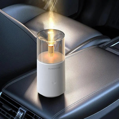 Mini Car Diffuser Humidifer Auto Air Purifier with LED Light Air Freshener Office Desktop Car Aroma Aromatherapy Diffuser