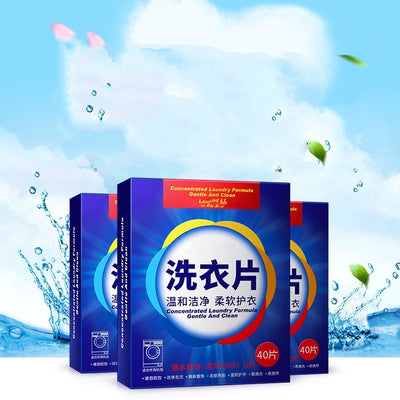 Laundry Sheet Fragrance Deep Cleansing Laundry Detergent Easy To Clean Low-foam