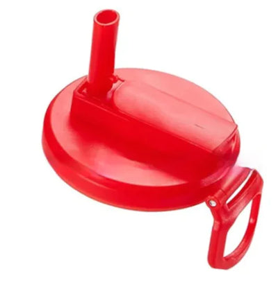 Soda Can Lid With Straw