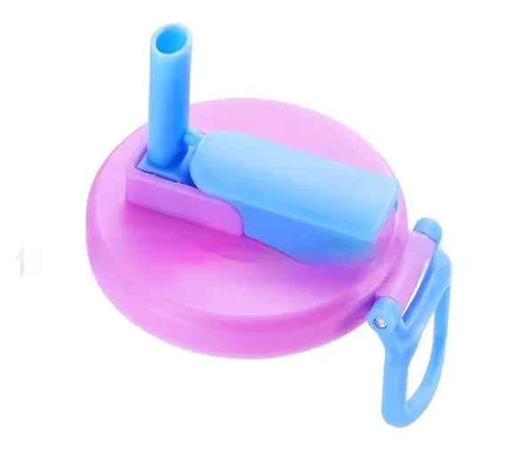 Soda Can Lid With Straw